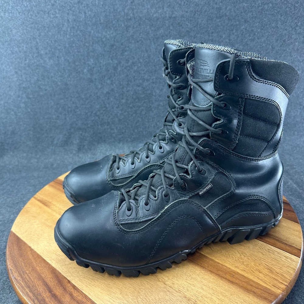 Belleville Tactical Research Khyber TR960ZWP Waterproof Zip 8" Leather Boots 12R - Picture 5 of 11